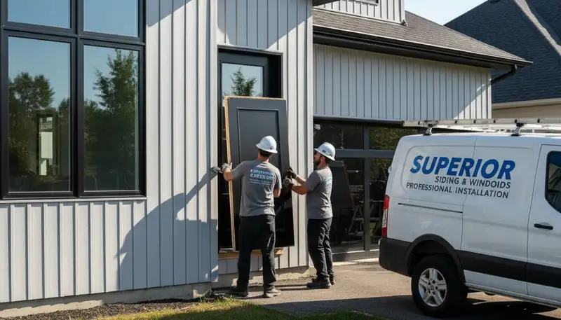 Professional door installation by vinyl-siding experts in Minneapolis, MN homes