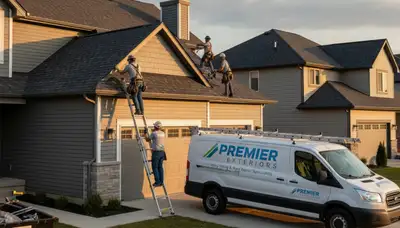 Vinyl siding installation on home exterior in Minneapolis MN by Next Level Exteriors