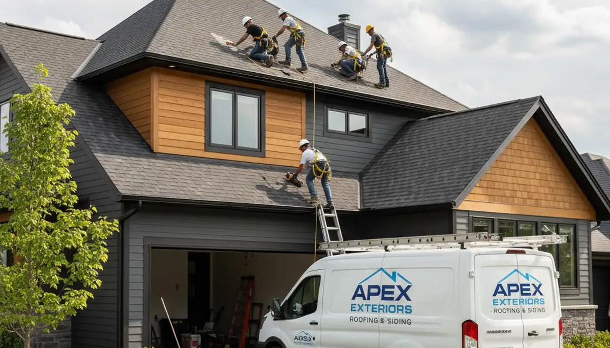 Vinyl siding installation on Minneapolis, MN home by Next Level Exteriors