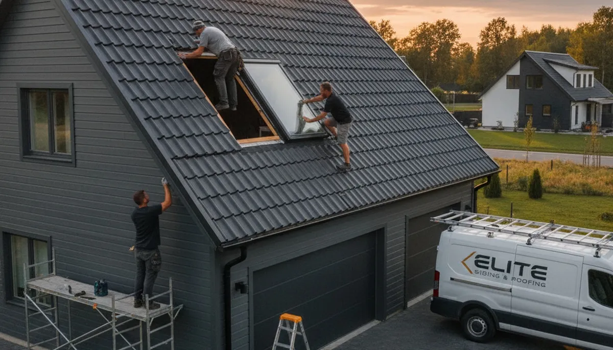 Professional skylight installation on vinyl siding home in Minneapolis, MN by Next Level Exteriors