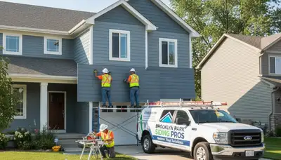 Vinyl siding installation on residential home exterior in Minneapolis, MN