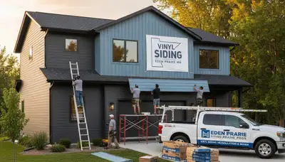 Professional vinyl siding installation on home exterior in Minneapolis, MN