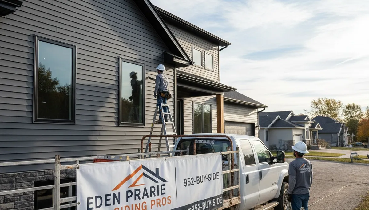 Professional vinyl siding installation on home exterior in Minneapolis, MN