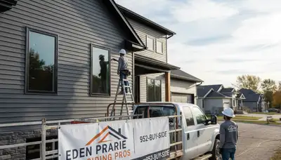 Professional vinyl siding installation on home exterior in Minneapolis, MN