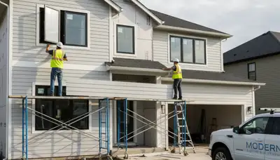 Professional vinyl siding installation on home exterior in Minneapolis, MN