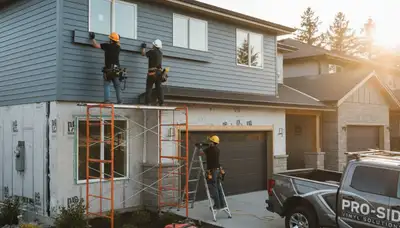 Professional vinyl siding installation on home exterior in Minneapolis, MN