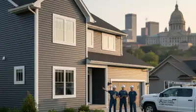 Professional vinyl siding installation on home exterior in Minneapolis, MN